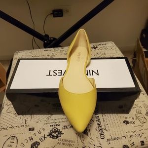 Yellow..close to a mustard color Flats..For You!!!